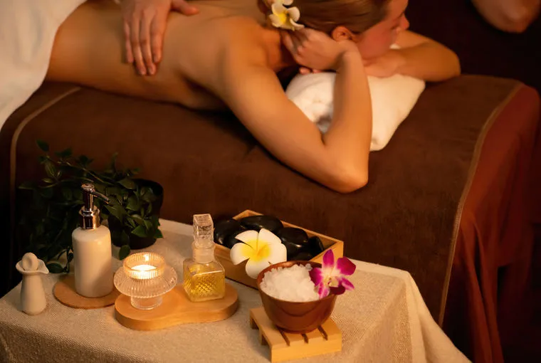 Aromatherapy oil massage
